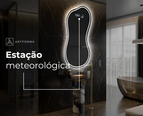 Espelho de Banheiro com LED em Formato Irregular K223 #6