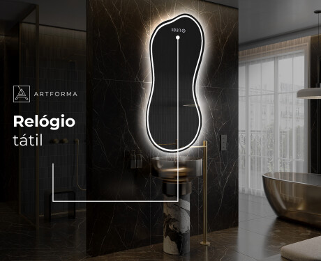 Espelho de Banheiro com LED em Formato Irregular K223 #7