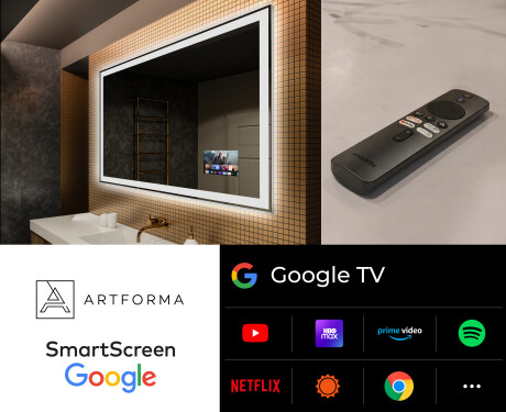 Espelho com iluminação LED L01 para casa de banho #5