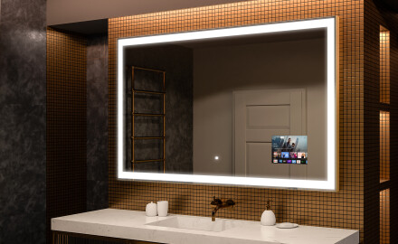 Espelho Para Casa De Banho Com Iluminação LED L01