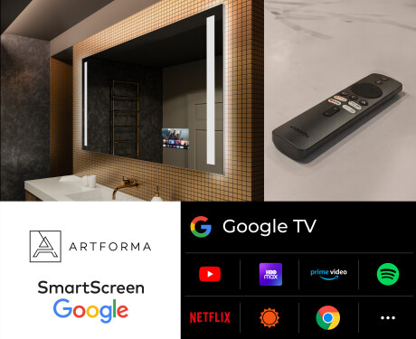 Espelho com iluminação LED L02 para casa de banho #5