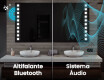 Espelho com iluminação LED L03 para casa de banho #5