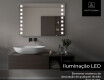 Espelho com iluminação LED L03 para casa de banho #6