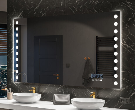 Espelho com iluminação LED L06 para casa de banho #10