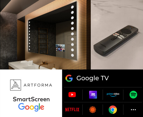 Espelho com iluminação LED L06 para casa de banho #5