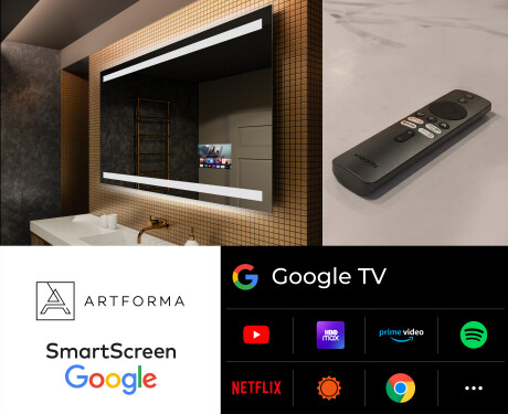 Espelho com iluminação LED L09 para casa de banho #5