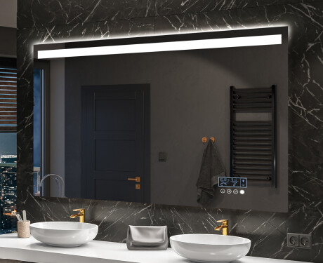 Espelho com iluminação LED L12 para casa de banho #10