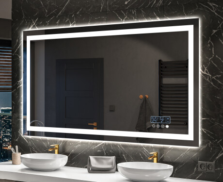 Espelho com iluminação LED L15 para casa de banho #10