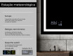 Espelho com iluminação LED L15 para casa de banho #5