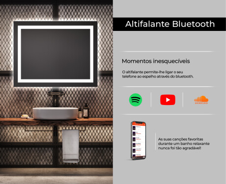 Espelho com iluminação LED L15 para casa de banho #6