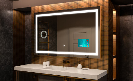 Espelho Para Casa De Banho Com Iluminação LED L15