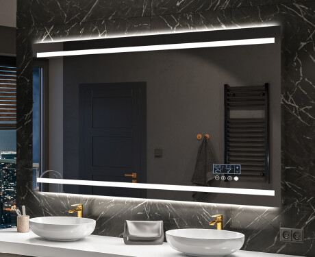 Espelho com iluminação LED L23 para casa de banho #10