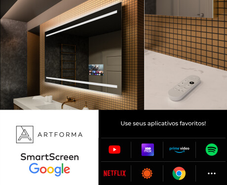 Espelho com iluminação LED L23 para casa de banho #4