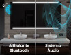 Espelho com iluminação LED L47 para casa de banho #5