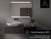 Espelho com iluminação LED L47 para casa de banho #6
