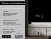 Espelho com iluminação LED L47 para casa de banho #5