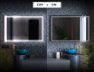 Espelho com iluminação LED L49 para casa de banho #3