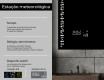 Espelho com iluminação LED L65 para casa de banho #5