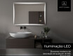 Espelho com iluminação LED L77 para casa de banho #6