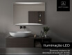 Espelho com iluminação LED L78 para casa de banho #6