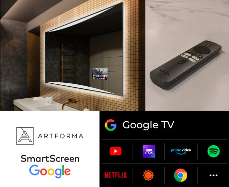 Espelho com iluminação LED L78 para casa de banho #5