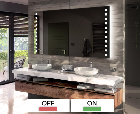 Espelho LED a pilhas L06 #3