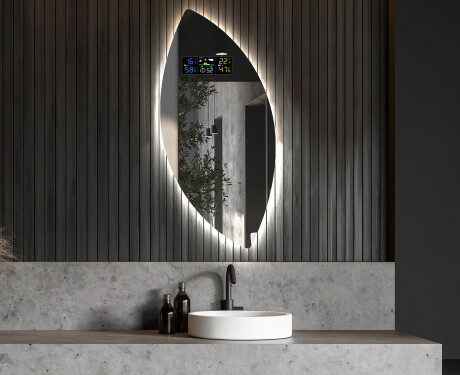 Espelho de Banheiro com LED em Formato Irregular L221 #6