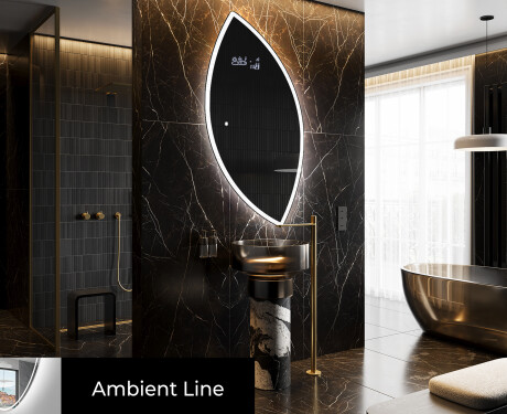 Espelho de Banheiro com LED em Formato Irregular L222