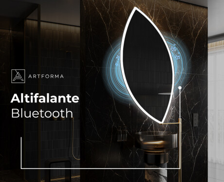 Espelho de Banheiro com LED em Formato Irregular L222 #5