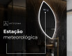 Espelho de Banheiro com LED em Formato Irregular L222 #6