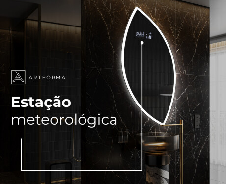 Espelho de Banheiro com LED em Formato Irregular L222 #6