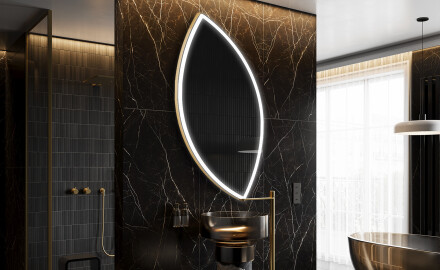 Espelho de Banheiro com LED em Formato Irregular L222