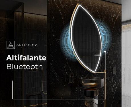 Espelho de Banheiro com LED em Formato Irregular L223 #6