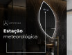 Espelho de Banheiro com LED em Formato Irregular L223 #6