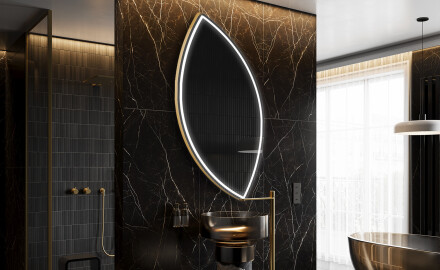Espelho de Banheiro com LED em Formato Irregular L223