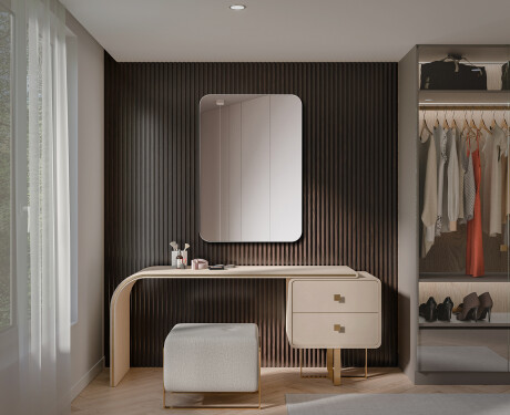 Espelho arredondados vertical L200 #2