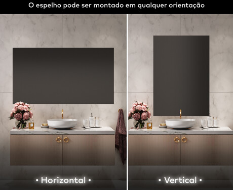 Espelho retangular com moldura L197 #2