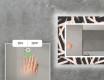 Rectangulares Espelho Decorativo Com Iluminação Para A Sala - Lines #5