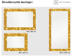 Rectangulares Espelho Decorativo Com Iluminação Para O Corredor - Gold Triangles #6