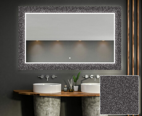 Espelho Decorativo Com Iluminação Para O Quarto De Banho - Dotts #1