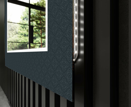 Espelho Decorativo Com Iluminação Para O Quarto De Banho - Elegant #11