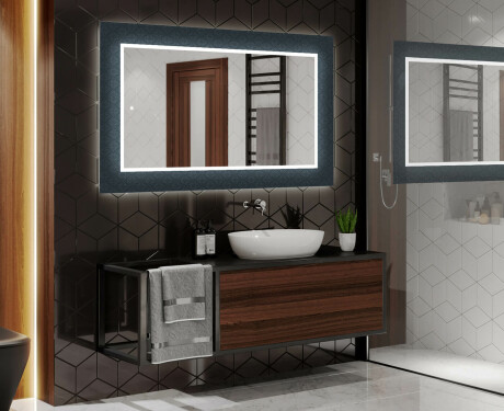 Espelho Decorativo Com Iluminação Para O Quarto De Banho - Elegant #2