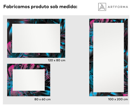 Espelho Decorativo Com Iluminação Para O Quarto De Banho - Fluo Tropic #2