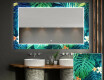 Espelho Decorativo Com Iluminação Para O Quarto De Banho - Tropical