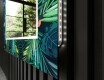 Espelho Decorativo Com Iluminação Para O Quarto De Banho - Tropical #11