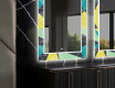 Rectangulares Espelho Decorativo Com Iluminação Para O Comedor - Abstract Geometric #11