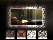 Rectangulares Espelho Decorativo Com Iluminação Para O Comedor - Marble Pattern #6