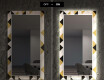 Rectangulares Espelho Decorativo Com Iluminação Para O Comedor - Geometric Patterns #7