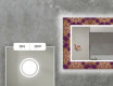 Rectangulares Espelho Decorativo Com Iluminação Para A Sala - Gold Mandala #4
