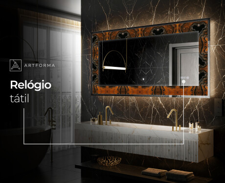 Espelho Decorativo Com Iluminação LED - Mosaic Dreams #5